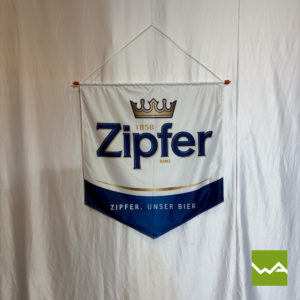 Stoffbanner Zipfer Bier