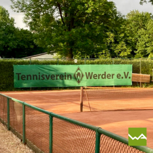 Tennisblende Aktion Tennisverein Werder