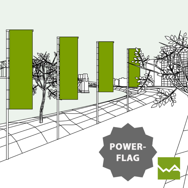 Longlife Werbefahnen - POWERFLAG